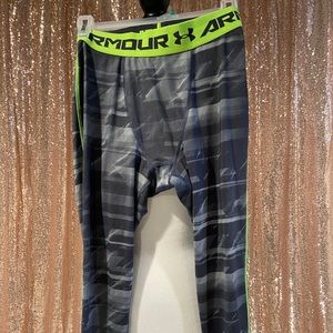 Under Armour Men’s Compression Tights Grey Size M